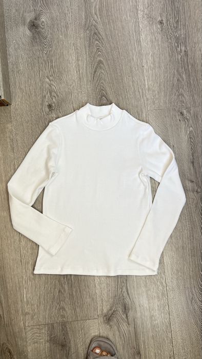 Гольф кофта 152 гольф білий рубчик