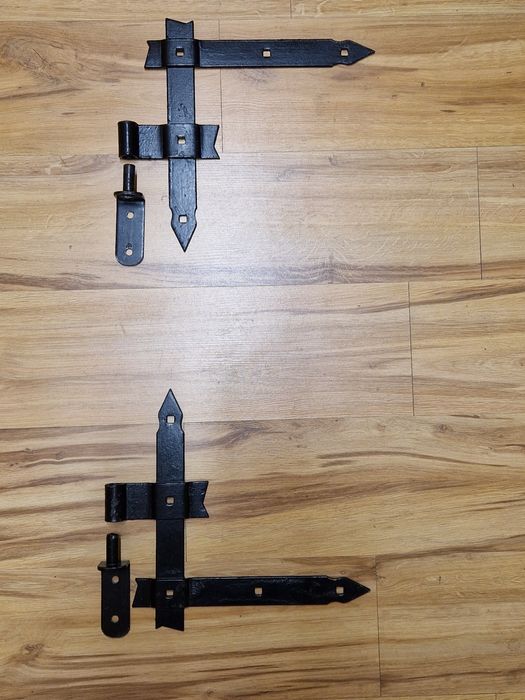 zawiasy metalowe do bram drewnianych