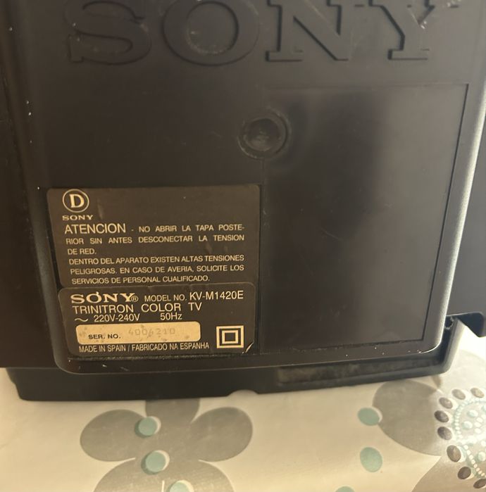 Televisão preta Sony