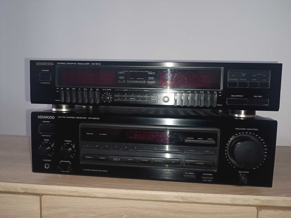 Wieża Kenwood amplituner plus korektor dźwięku