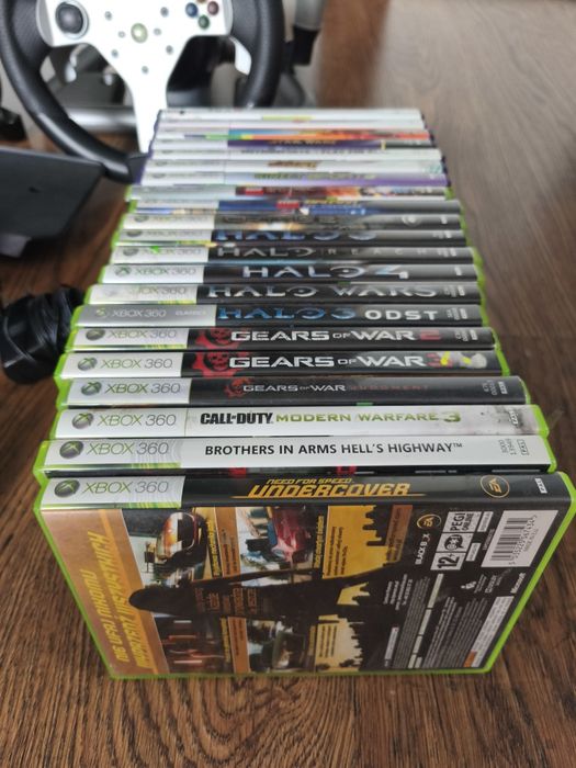 Xbox 360 Kinect Kierownica Gry Mega zestaw