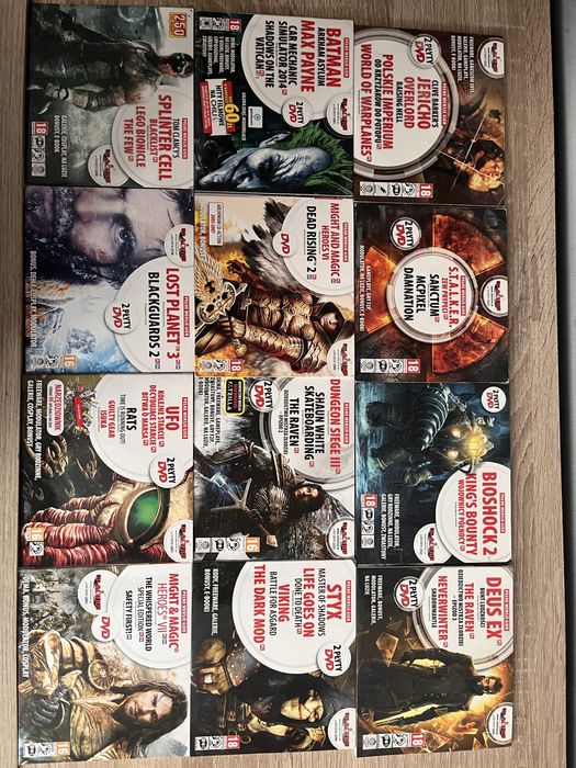 Gry PC DVD – pakiet 12 gier