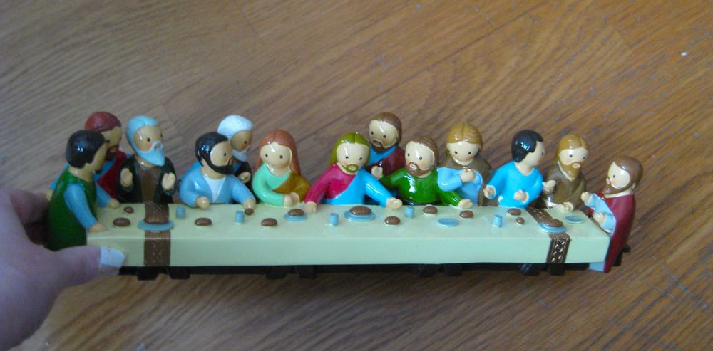 Última Ceia - Pintada à Mão NOVO com Selo Garantia