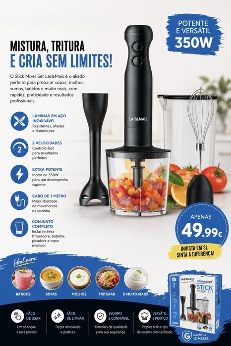 Dê um upgrade à sua cozinha com produtos práticos, modernos e cheios de potência!