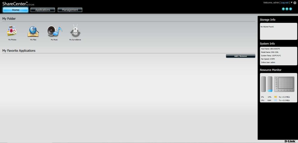 Serwer plików D-Link DNS-320L