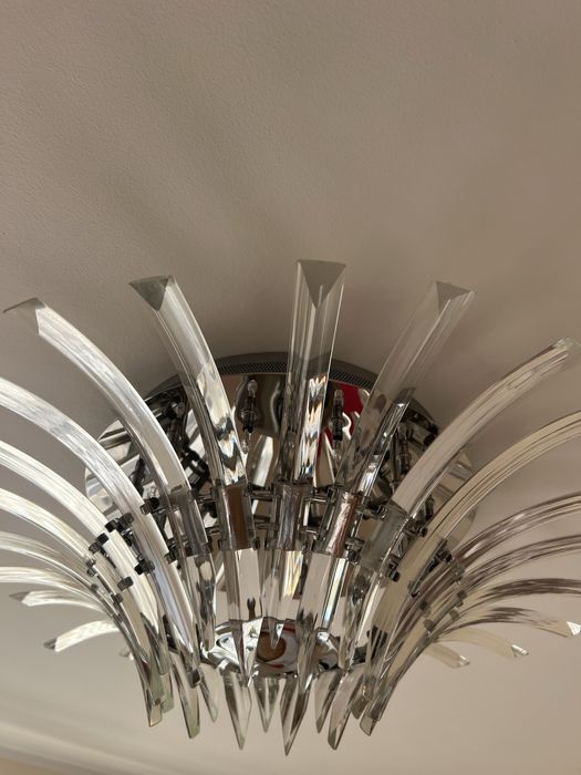 Żyrandol szklany plafon glamour Maxlight Kristal 3960/12 C