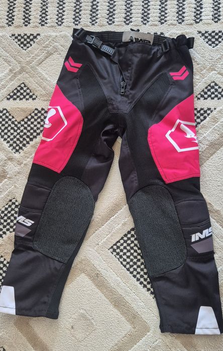 Fato de motocross para Criança IMS VISION Preto/Rosa