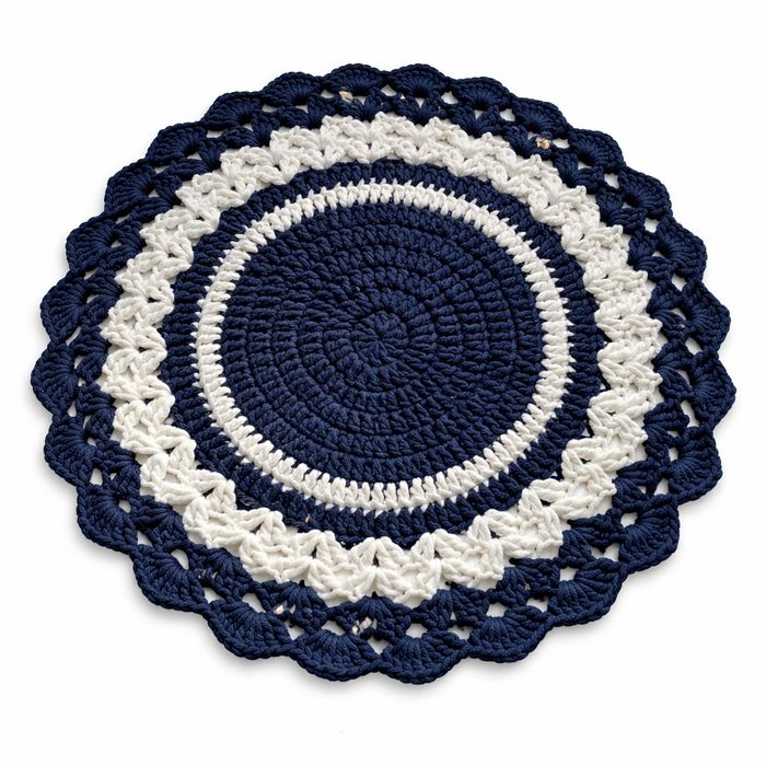 Dywanik handmade ze sznurka bawełnianego