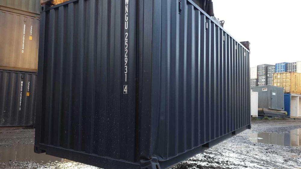 Kontener 20DV/DC OW RAL7016 - uszkodzona kostka - sprzedam AB