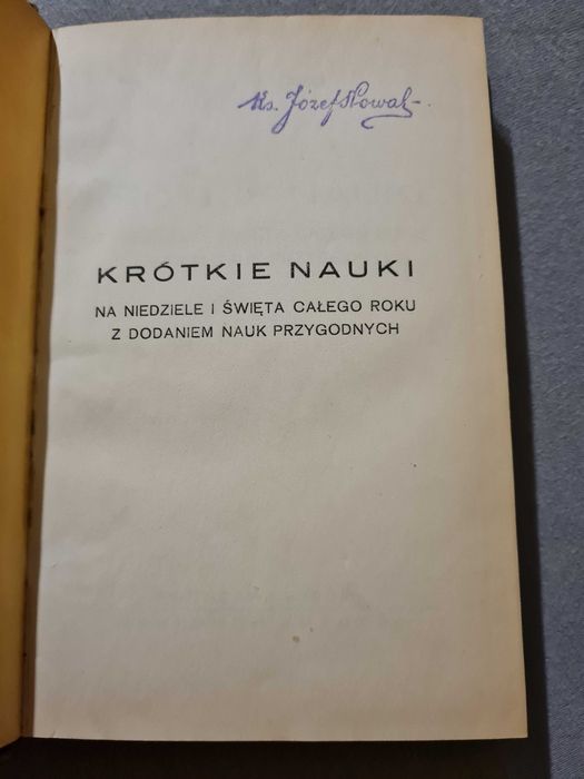 Krótkie nauki ks. A. Syski