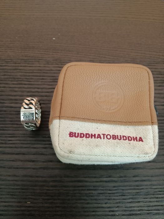 Anel de prata 925 buddha to buddha tamanho 16