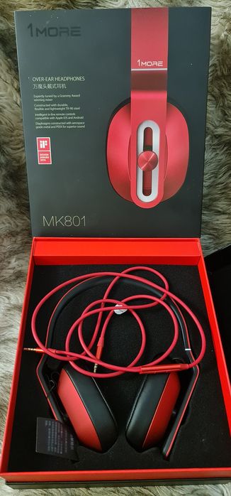 Продам  новые в полном комплекте проводные  наушники  1MORE.mk801
