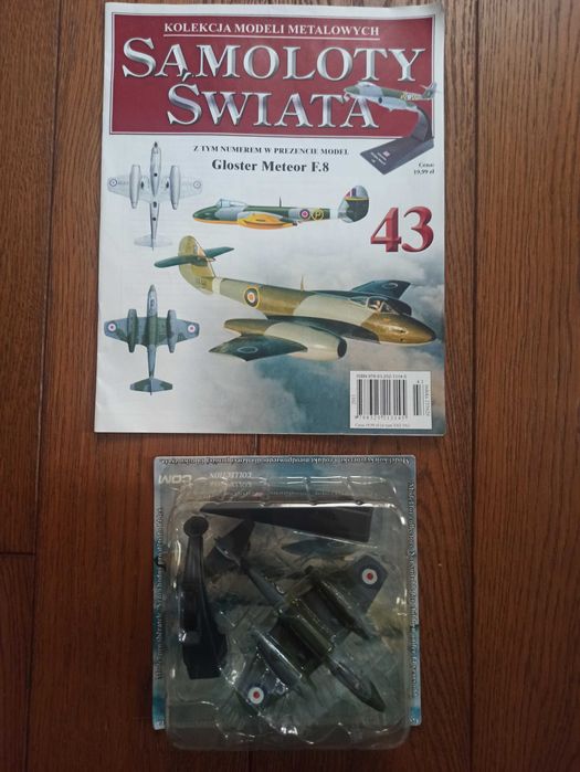 Model samolotu  Gloster Meteor F.8 - seria Samoloty świata 1:100