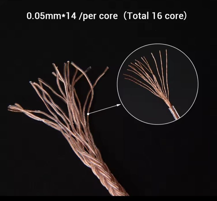 NiceHCK QDC аудіокабель 3.5jack для KZ CCA та ін.