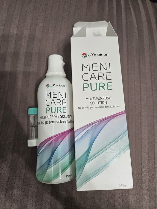 Рідина для склеральних лінз, Menicon MeniCare Pure, 250 мл, ціна за 1 флакон