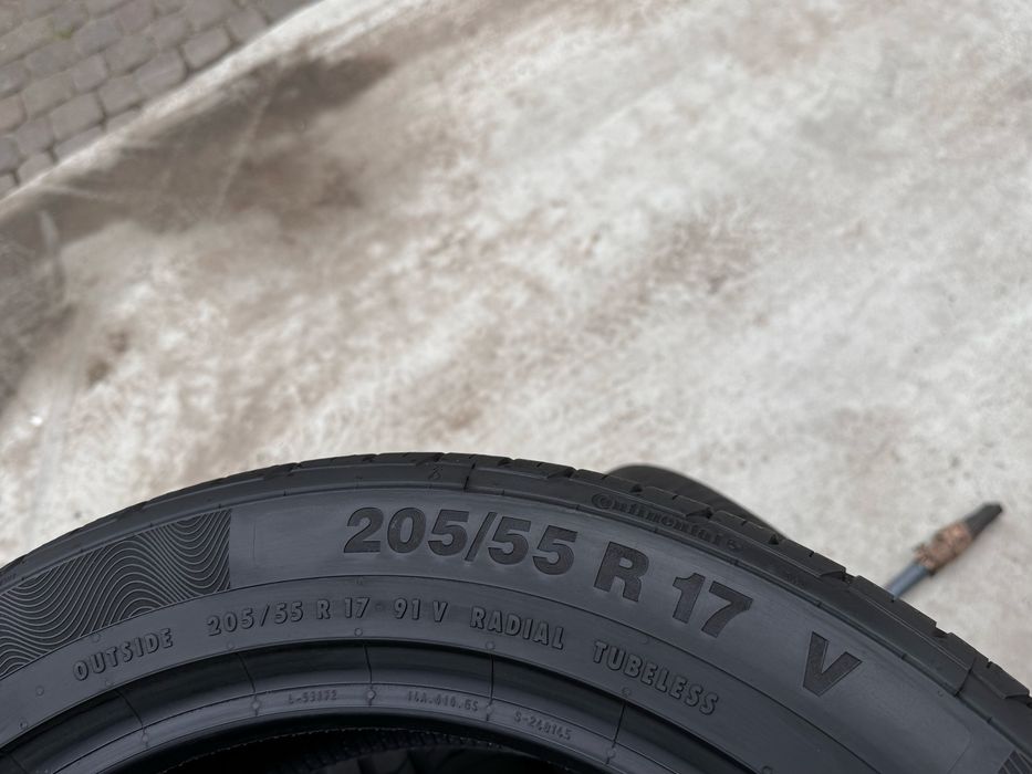 Jak NOWE Opony 205/55/17 Continental 2024r letnie