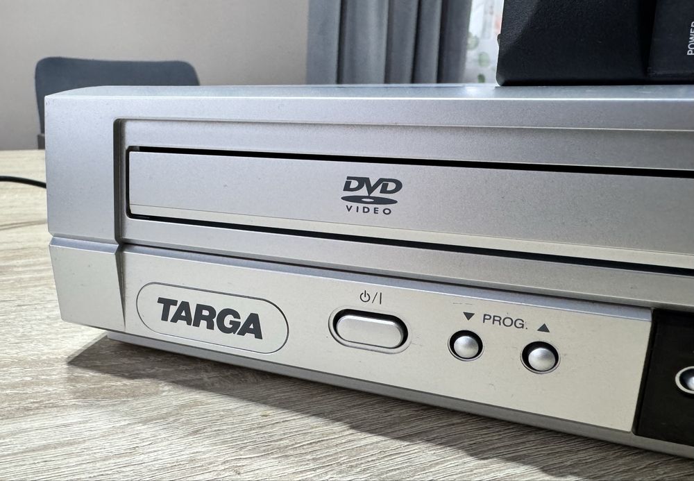 Targa DPV-5300X #Magnetowid VHS DVD #6HD #Hi-Fi Stereo #DivX #Pilot