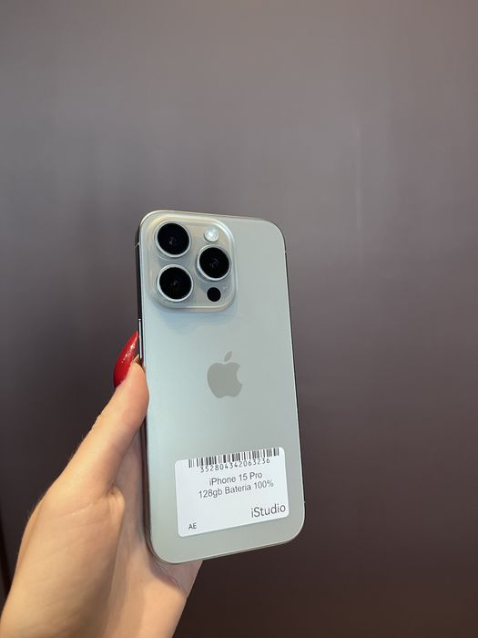 RATY 0% iPhone 15 Pro 128 GB BATERIA 100% GWARANCJA 12 miesiecy !!!
