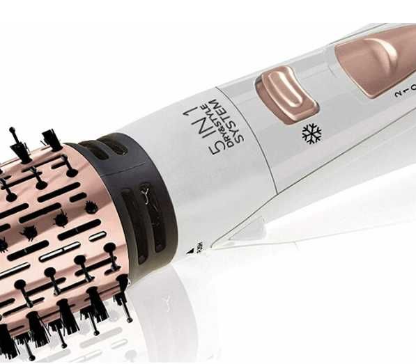 Escova modeladora de cabelos bellissima Italia 5 acessórios