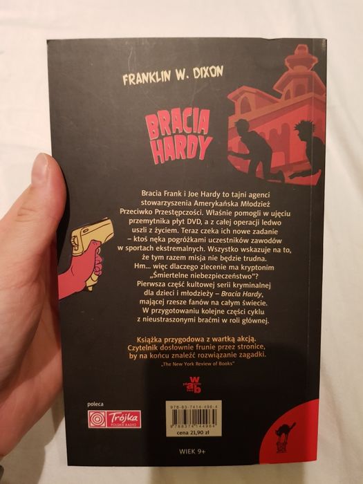 Śmiertelne niebezpieczeństwo Bracia Hardy Franklin W. Dixon miękka okł