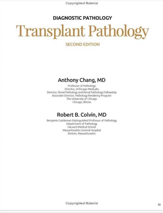 Книга: Transplant Pathology 2nd Edition by Anthony C. Chang MD