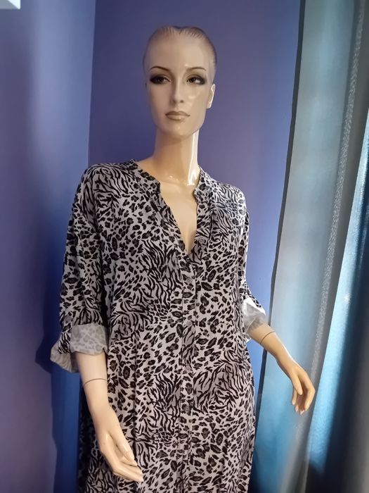 Sukienka panterka/koszulowa roz 46