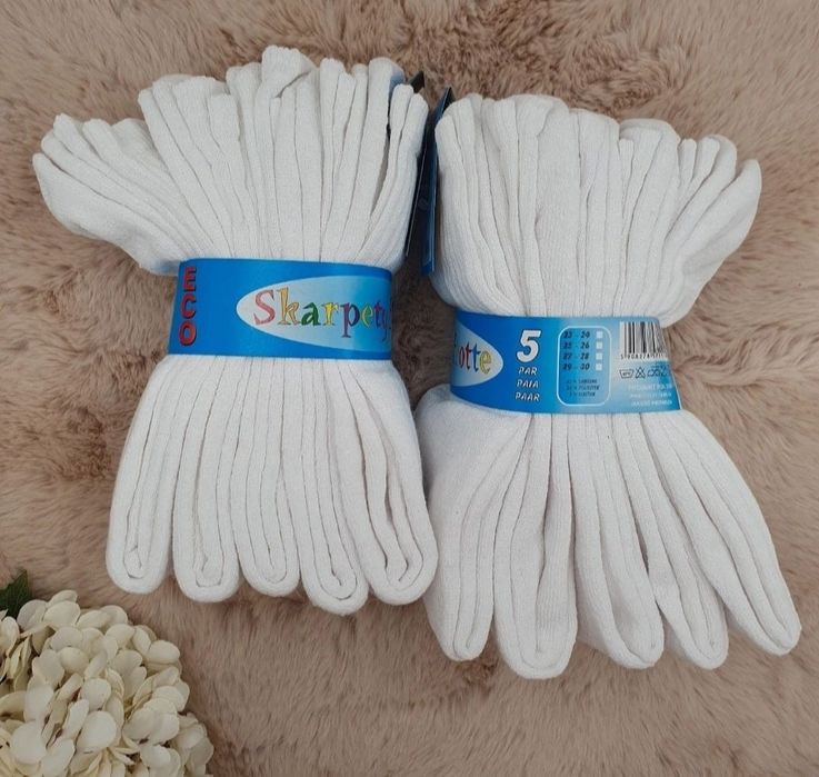 10x skarpetki frotte białe 43-46 frota męskie skarpety