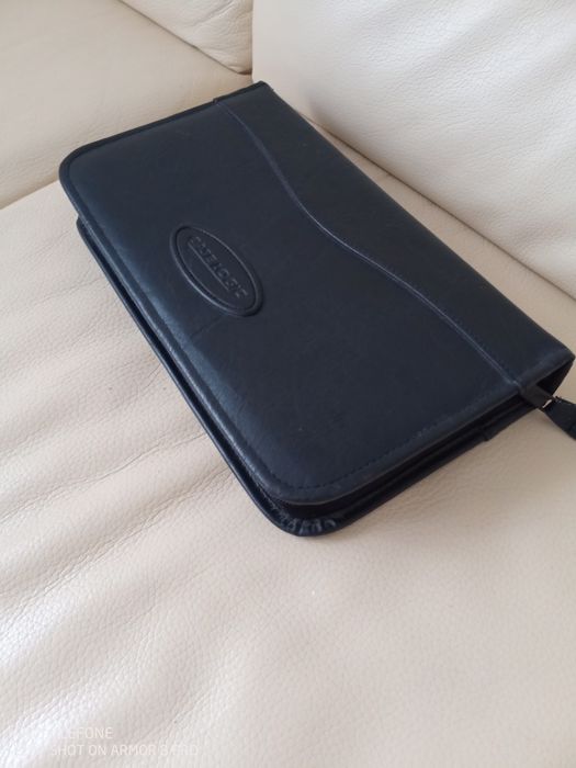 Винтажный кожаный чехол Case Logic для компакт-диск