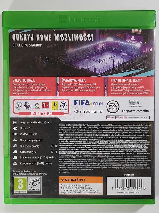 EA Sports FIFA 20 / Gra Xbox One / Gry używane / Sklep z grami / Wwa