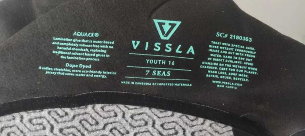 Fato surf Vissla (como novo)