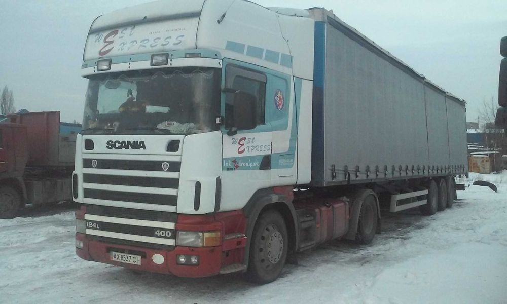 Scania 124 з напівпричепом