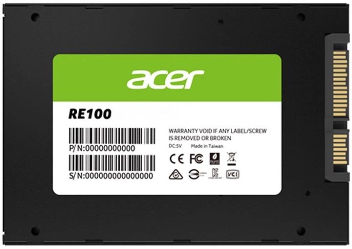 SSD disk Acer RE100 512GB 2.5" SATAIII 3D NAND TLC (BL.9BWWA.108)