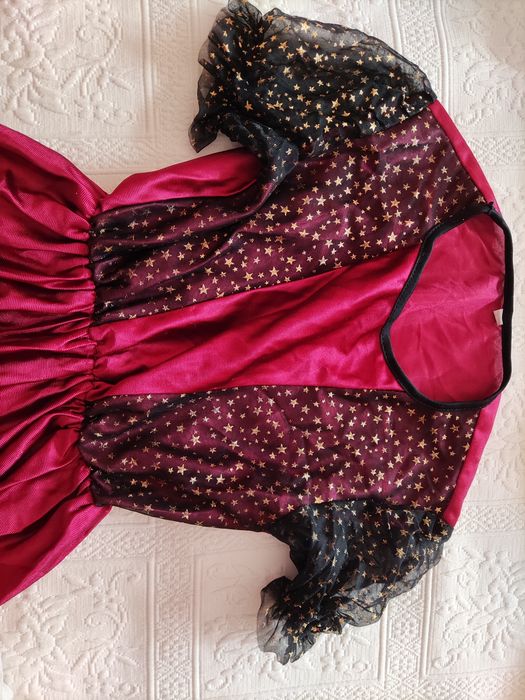 Vestido bruxinha para Carnaval (inclui chapéu)