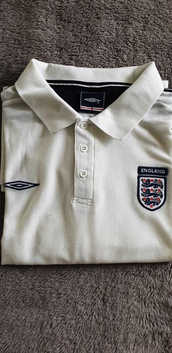 UMBRO. Biała. XXL. Official England Team.