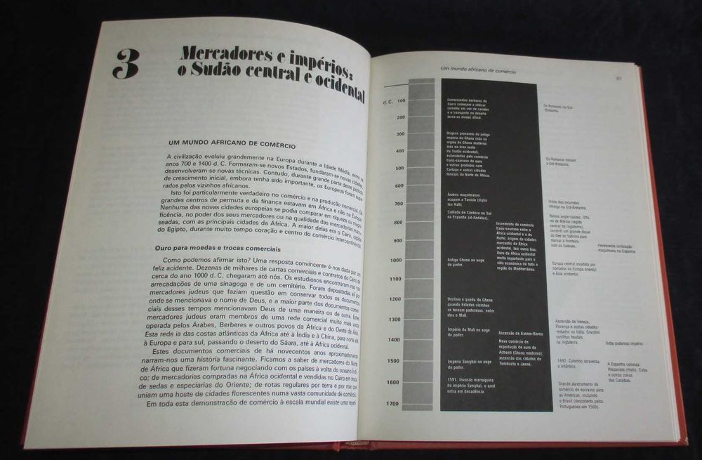 Livro À descoberta do passado de África Basil Davidson