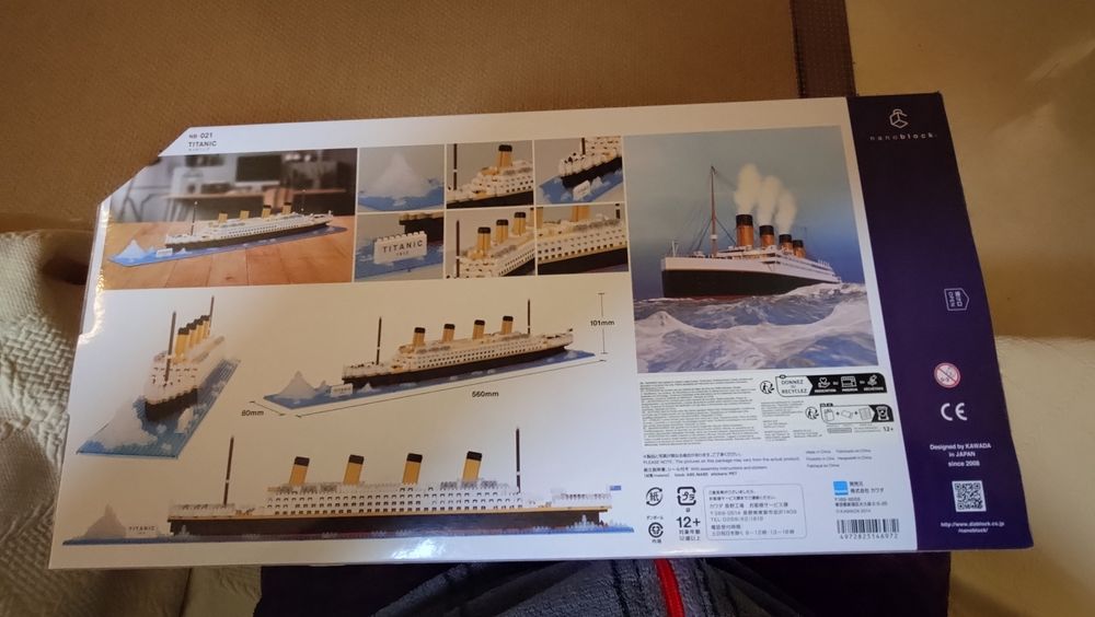 Titanic Mini Lego Novo