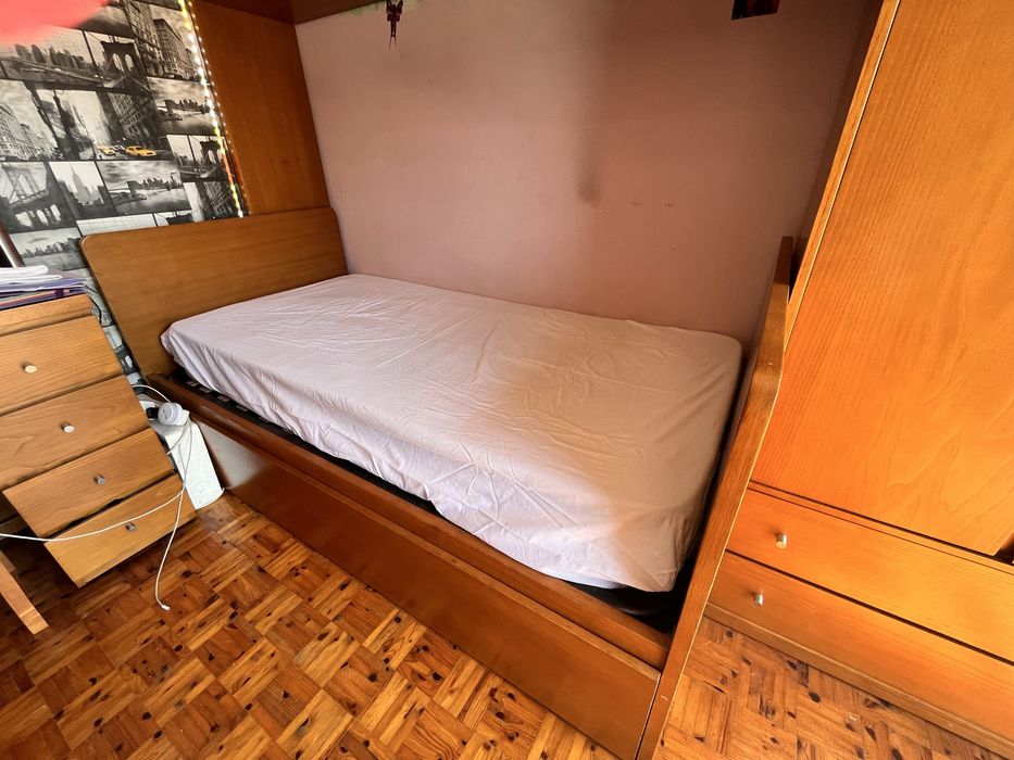 mobília de quarto completa - muita arrumação