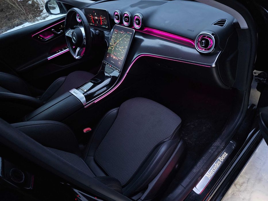 Mercedes C200 204km 4Matik Kamery 360 Salon Polska Wirtualne Zegary