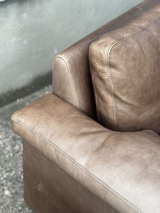 Sofa 3 osobowa brązowa