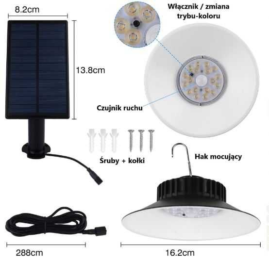 Lampa solarna LED S4401-SM (5W) 3000/4000/6000K