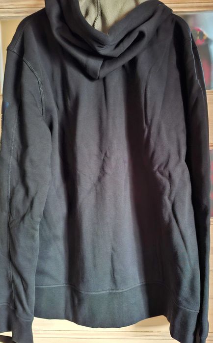 Bluza z kapturem L, męska James Harvest granatowa