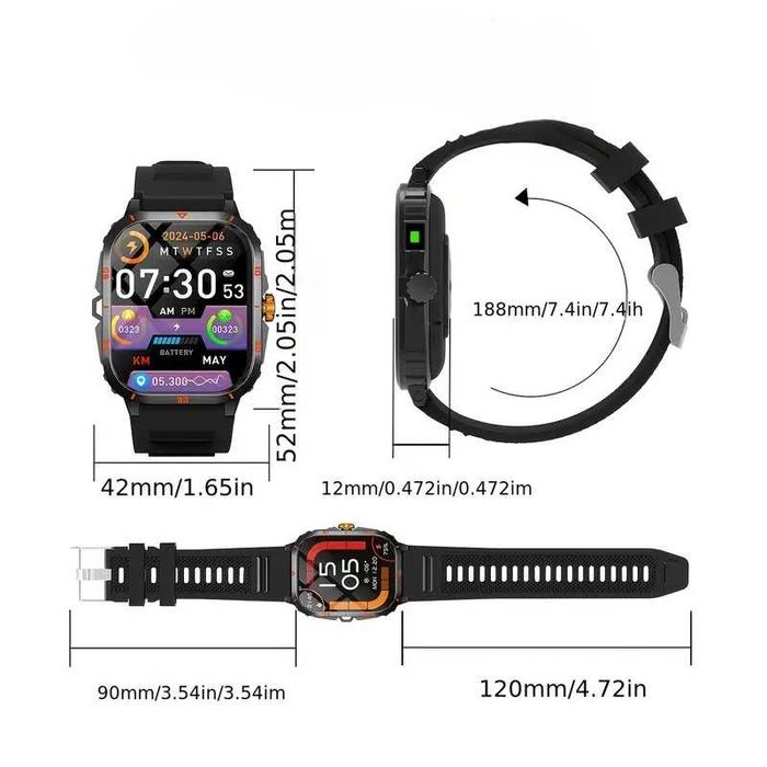 Смарт-годинник з функцією фонарика