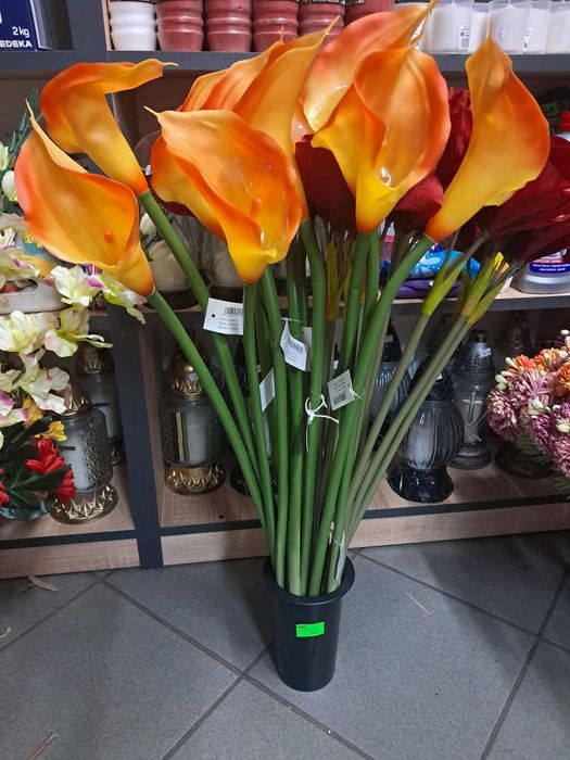 Kalie.dlugie ok 70 cm. Sztuczne kwiaty