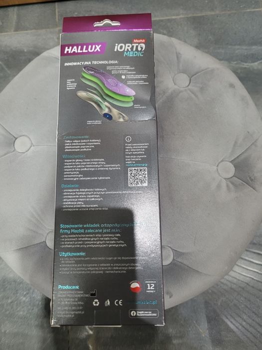 Wkładki ortopedyczne,hallux