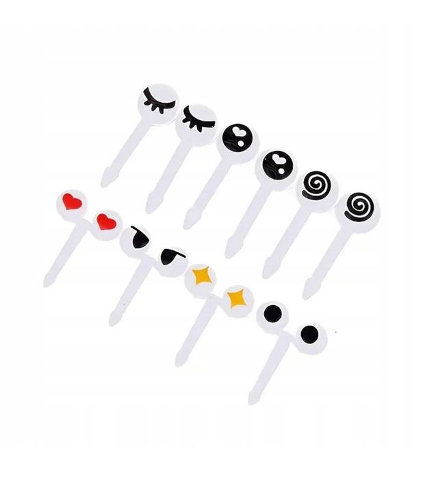 Wykałaczki plastikowe do przekąsek mini łyżeczki 10szt 1684