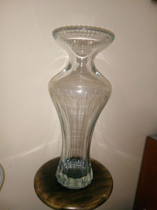 Przepiękny szklany wazon duzy