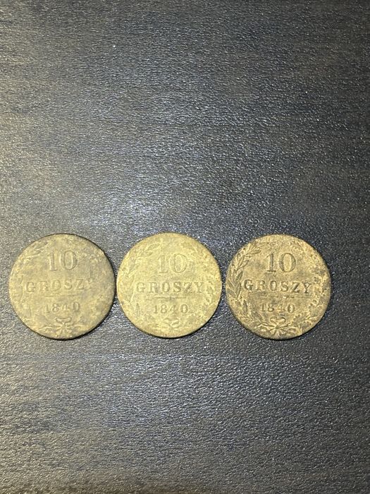 Zestaw 10 groszy 1840