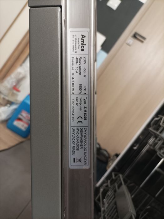 Zmywarka Amica model ZIM 629E
