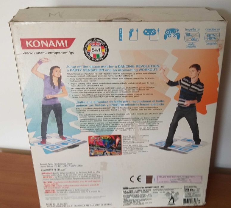 Tapete da Konami para a Wii - Jogos de dança