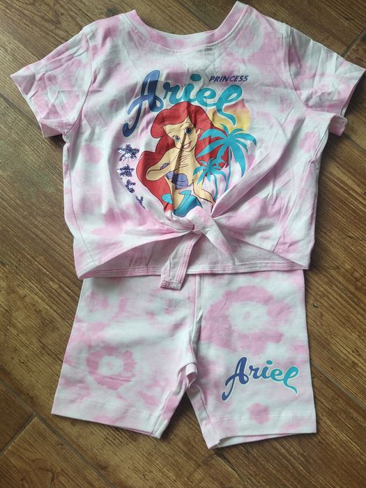 Zestaw na lato wakacje top legginsy dla dziewczynki ariel 110